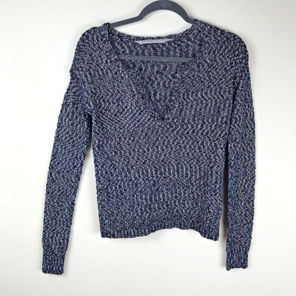 Athleta Speckled Weekend Pullover Sweater Top - Picture 2 of 8